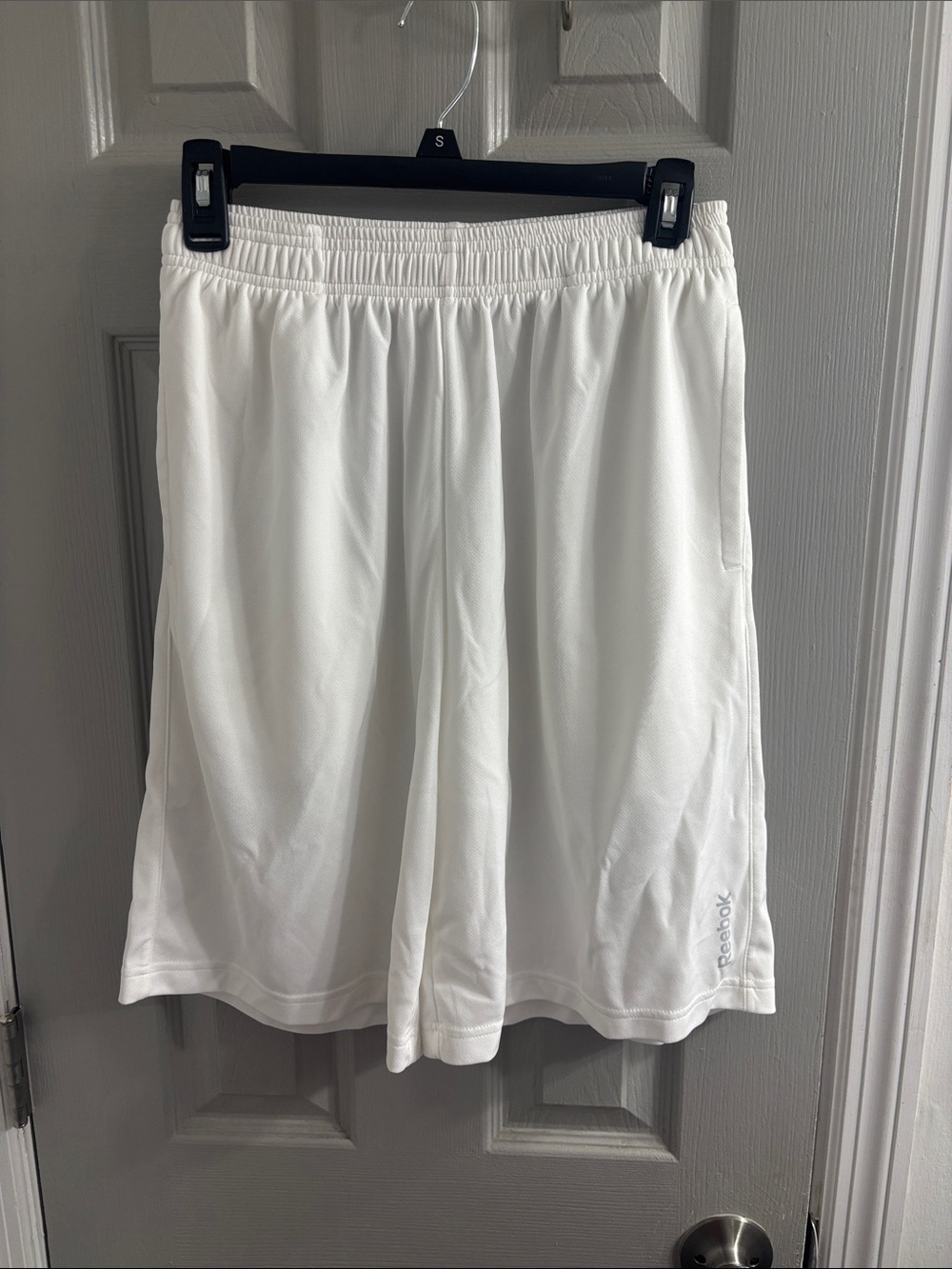 Reebok Men's White Athletic Performance Shorts